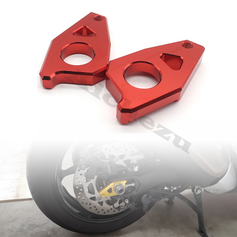 Trục Sau Trục Trục Trục Trục Xe Máy Căng Điều Chỉnh Chặn Cho Xe Yamaha TMAX 530 FZ8 2012-2015 YZF R1