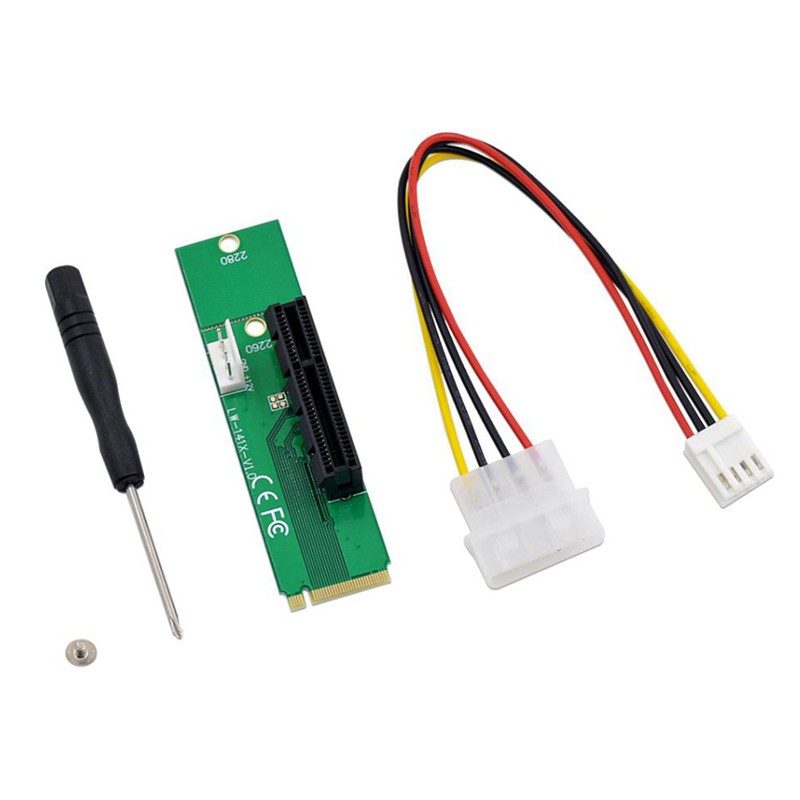 Card Chuyển Đổi Ngff M.2 Sang Pci-E 4x 1x Slot Riser Card Adapter M2 Sang Pcie X4 X1 | BigBuy360 - bigbuy360.vn