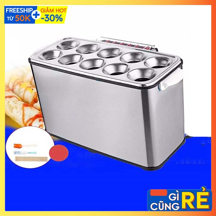 Máy làm trứng cuộn xúc xích loại mới nhất dùng điện