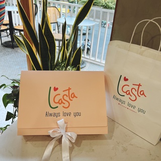 Túi giấy kèm hộp quà L'Casta PK6