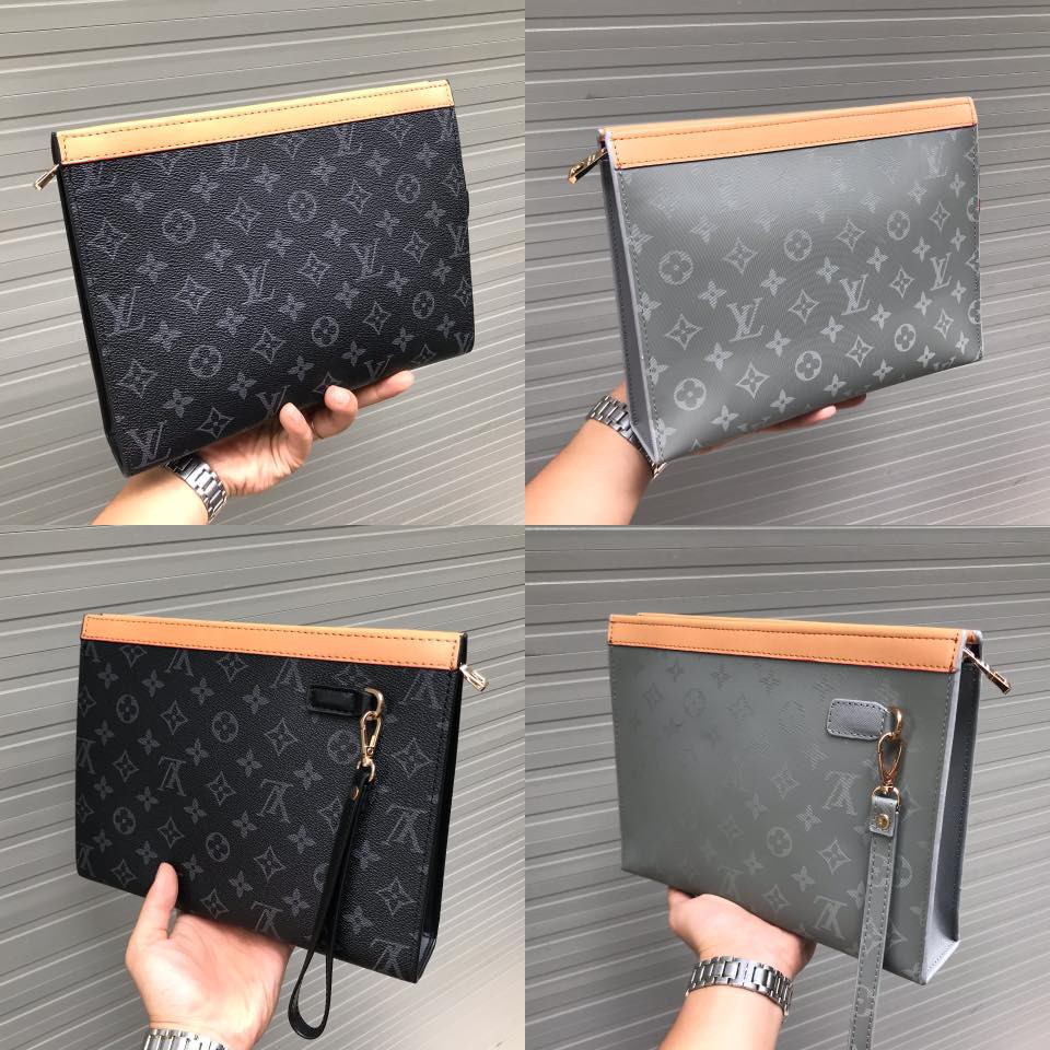 👝HIGH FASHION👝 Ví ví cầm tay, ví clutch siêu cấp, kẹp nách thời trang FULLBOX KT SG