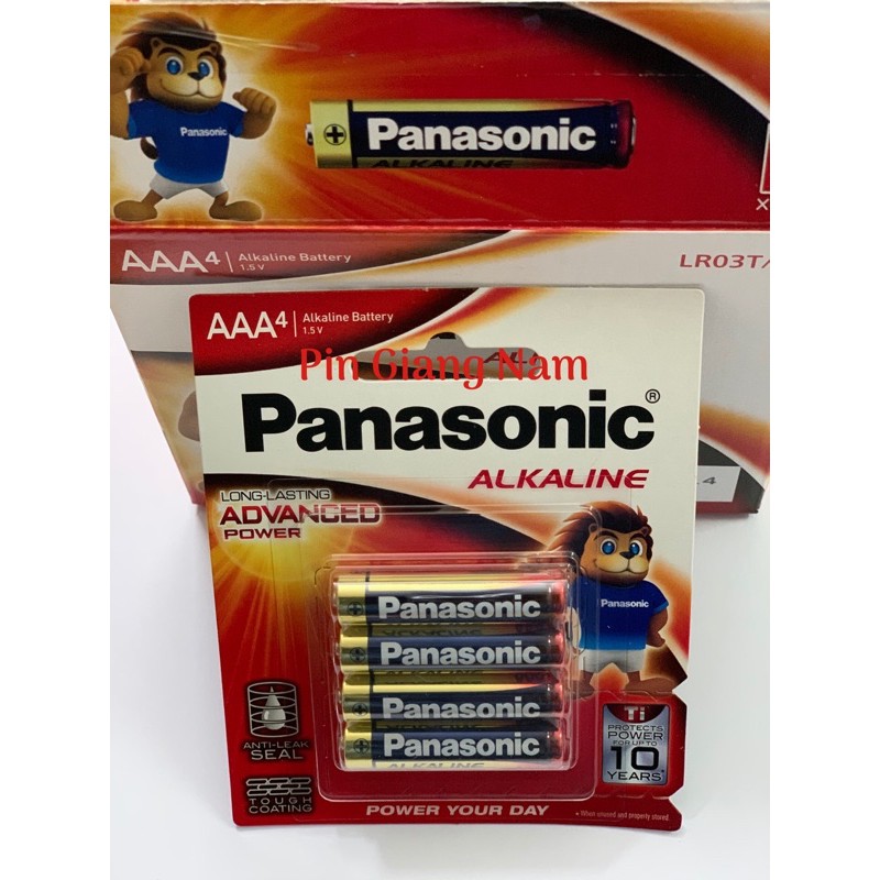 Pin AAA Panasonic Alkaline vỉ 4 viên