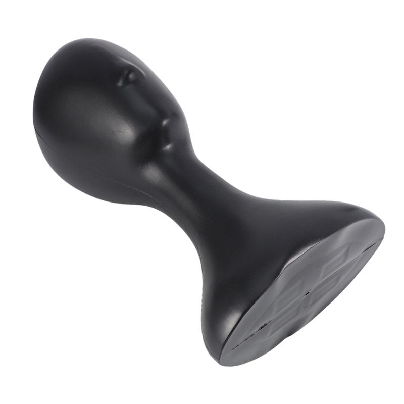 Mô Hình Đầu Nữ Tóc Giả Bằng Nhựa Màu Đen