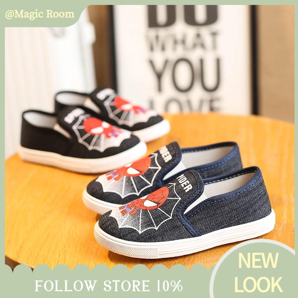 Babyfair Giày Vải Trẻ Em Đế Mềm Thoáng Khí Độ Dẻo Mạnh Mẽ Slip On Cho