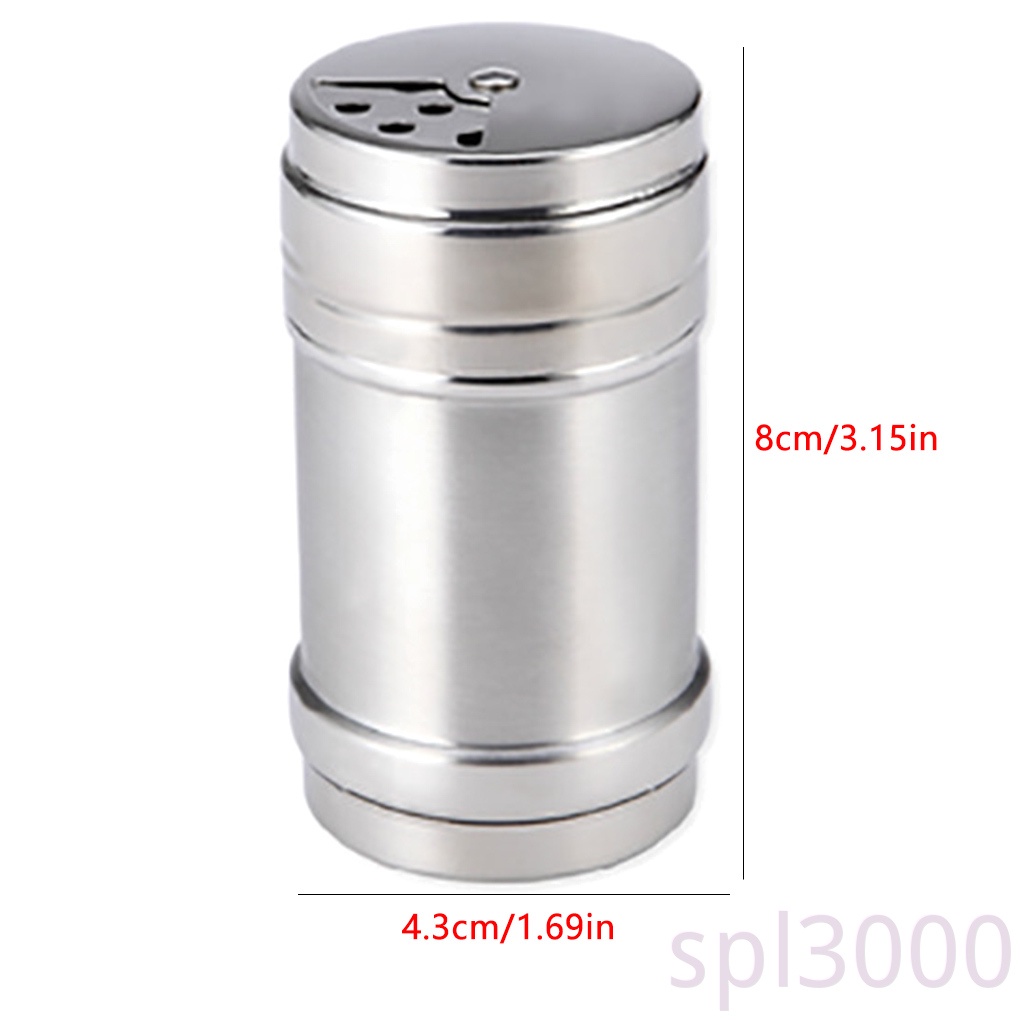 Lọ đựng gia vị bằng thép không gỉ có nắp xoay đa năng