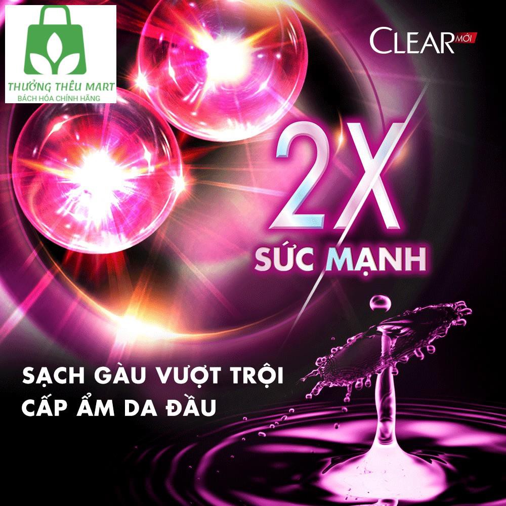 Dầu gội trị gàu Clear mát lạnh bạc hà 630g