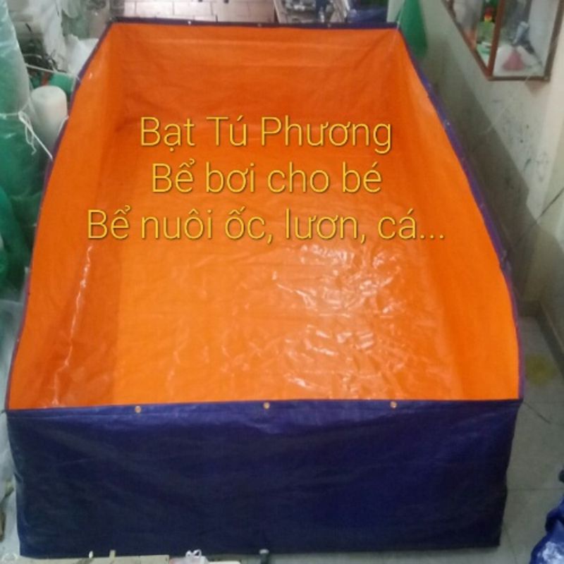BỂ BẠT ĐA NĂNG - BỂ BẠT NUÔI - ƯƠM ỐC, ẾCH, LƯƠN, CÁ... BỂ BƠI CHO BÉ CÁC SIZE NHỎ
