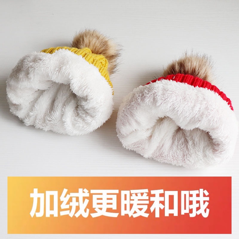 Set mũ + găng tay + khăn choàng cổ giữ ấm mùa đông dành cho các bé