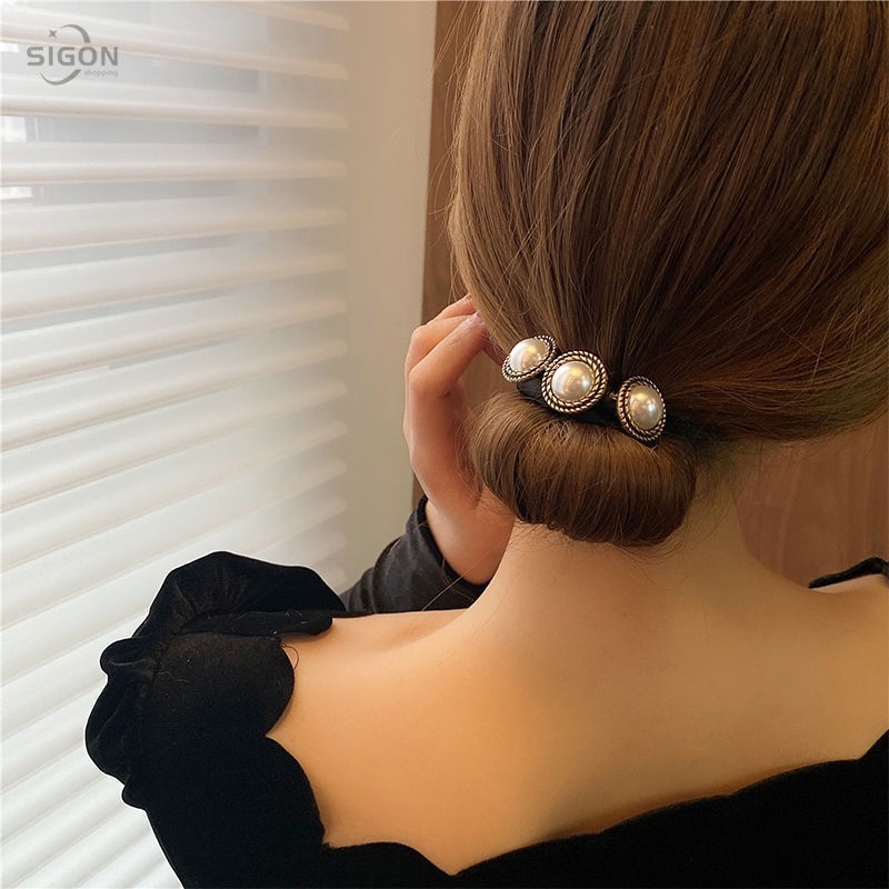 Mới Kẹp Tóc Hình Hoa Đính Ngọc Trai Giả Thời Trang Cho Nữ