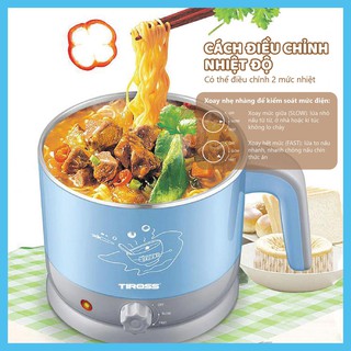 NỒI LẨU ĐIỆN MINI ĐA CHỨC NĂNG TIROSS | Thiết kế nhỏ gọn, hiệu quả |