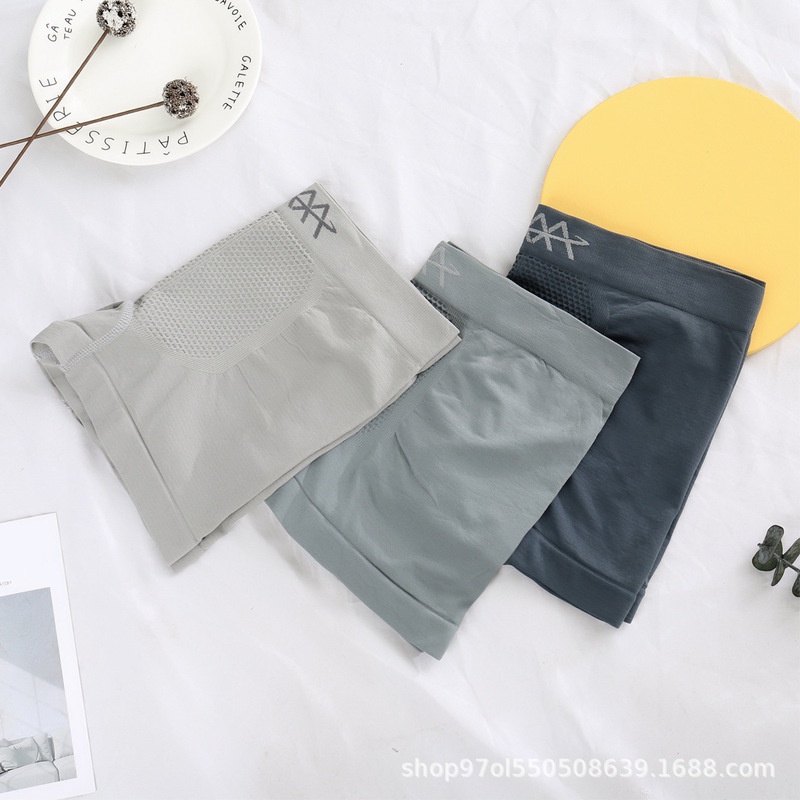 Bộ 3 Quần Lót Nam Boxer Không Đường May 5d