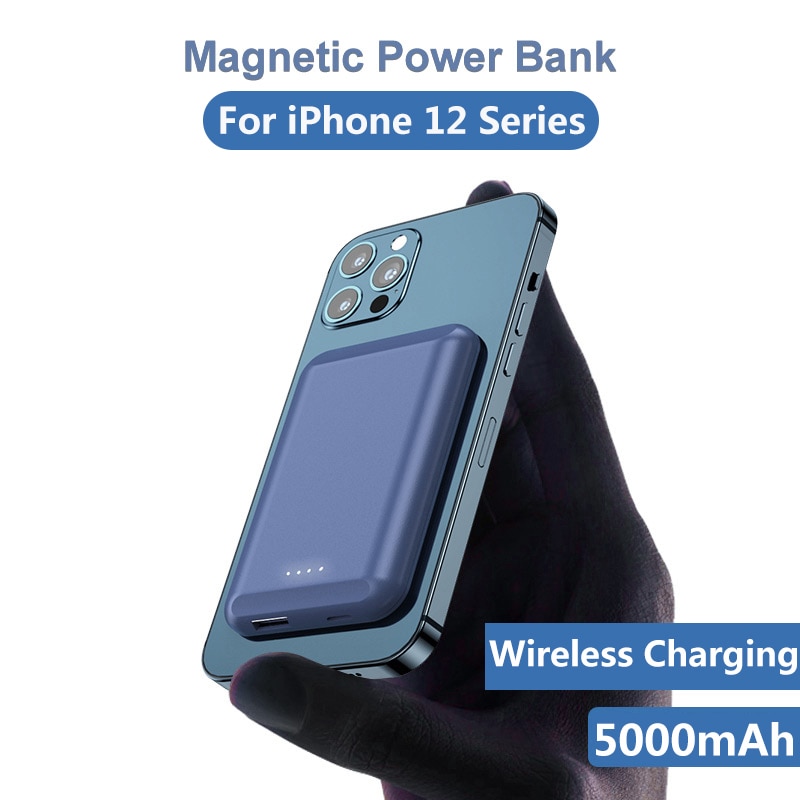 Sạc Dự Phòng Không Dây 5w 5000mah Cho Iphone 12 Pro Max