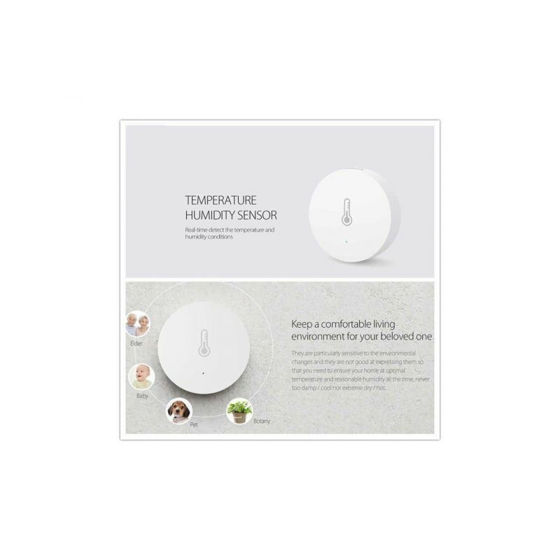 Cảm biến Nhiệt Độ - Độ Ẩm Zigbee - Tuya Smartlife