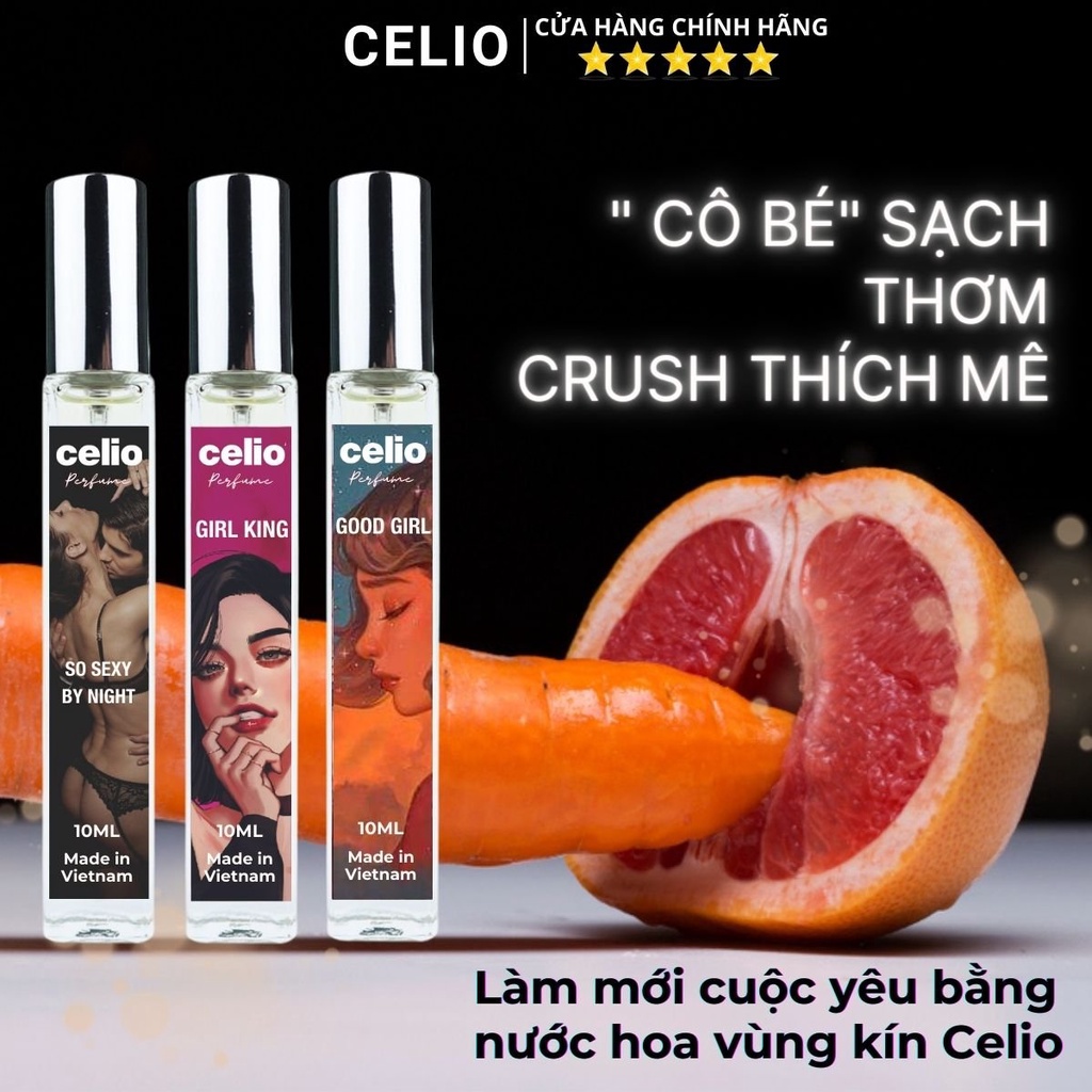 Nước Hoa Vùng Kín Cô Bé CELIO TOP 1 Nước Hoa Nữ Thơm Lâu Hết Hôi Bim Bím Cao Cấp Cá Tính Ngọt Ngào Gợi Cảm