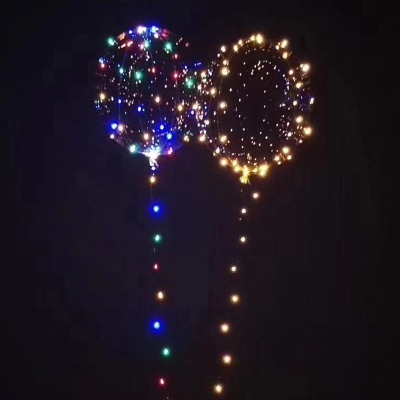 Bong bóng helium có đèn LED 30 bóng dùng trang trí Giáng Sinh 18 Inch