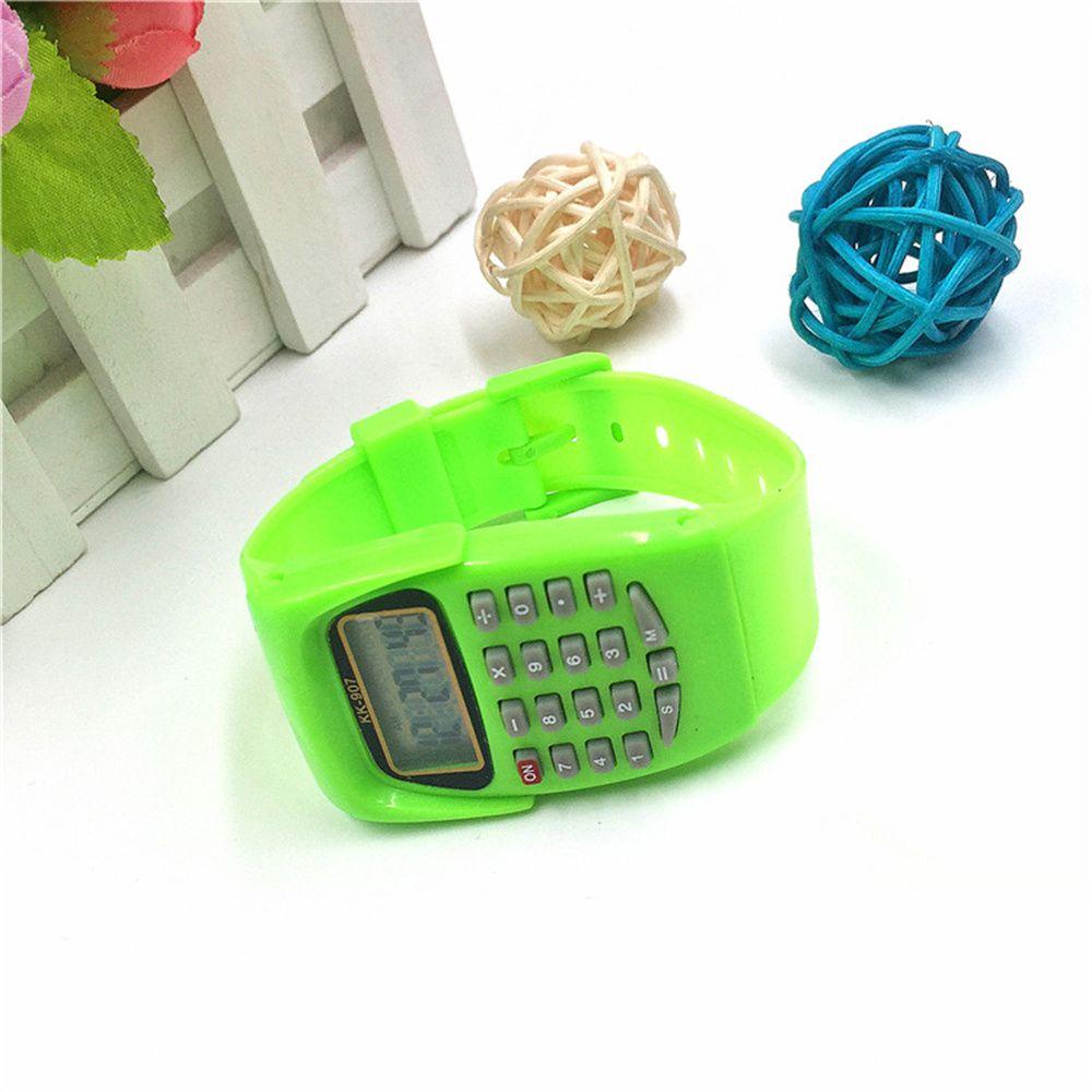 AUGUSTINA Đồng Hồ Điện Tử Màn Hình LCD Thời Trang Unisex Cho Trẻ Em