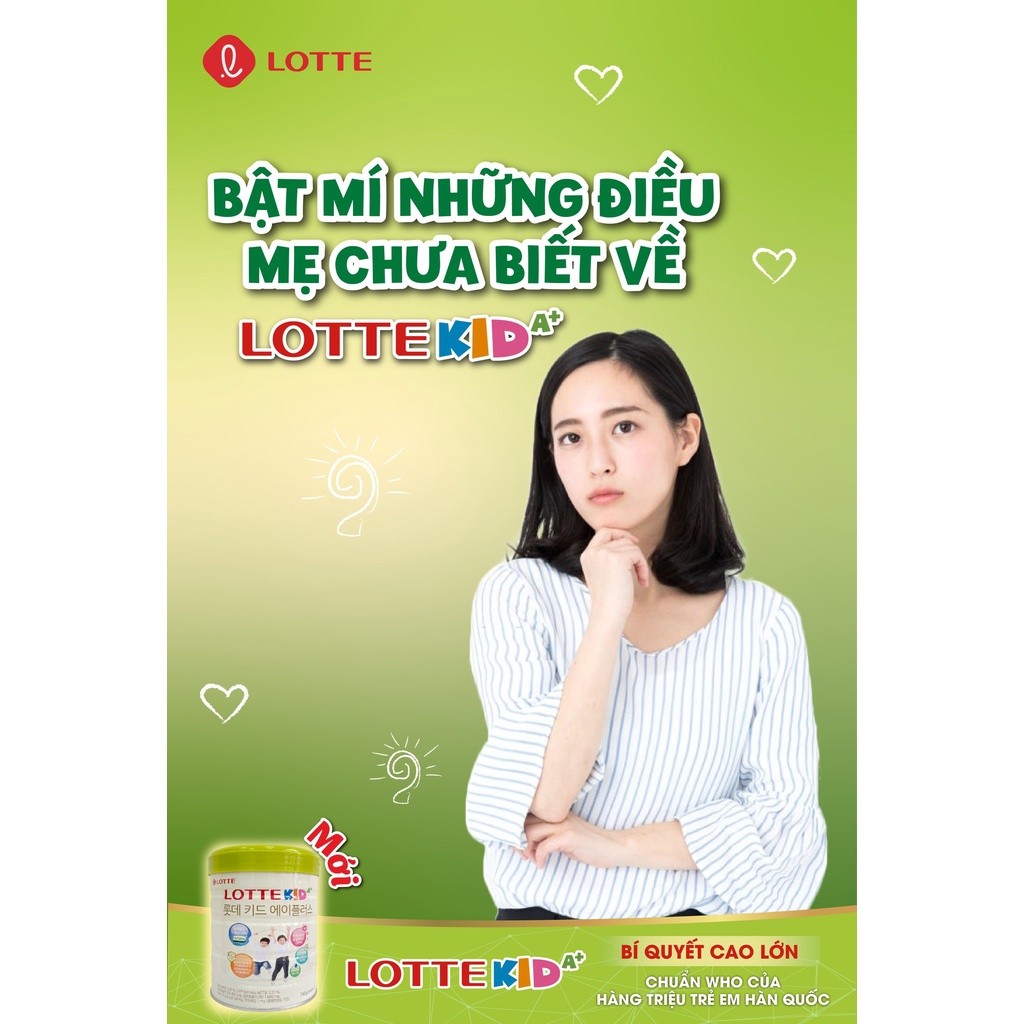 Sữa LOTTE KID A+ Hàn Quốc 760G (1-10 tuổi)