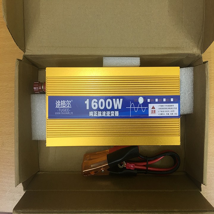 Bộ Đổi Nguồn 12V Lên 220V 1600W Sin Chuẩn