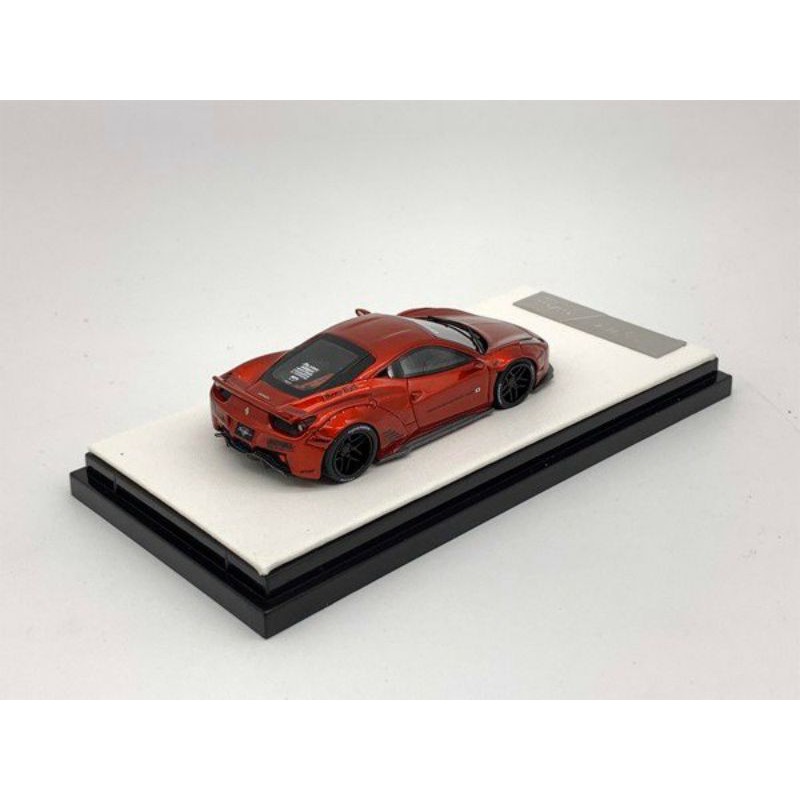 Xe Mô Hình Ferrari 458 LB Limited 499pcs Timothy Pierre và Liberty Walk 1:64 ( Đỏ )