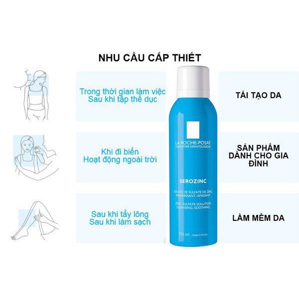 Xịt khoáng Serozinc La Roche-Posay 150ml | BigBuy360 - bigbuy360.vn