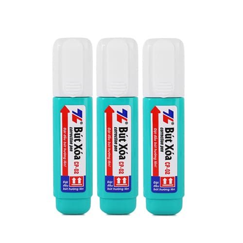 Bút xóa nước Thiên Long 12ml/ 7ml bút tẩy xóa nhanh khô phù hợp cho học sinh, văn phòng