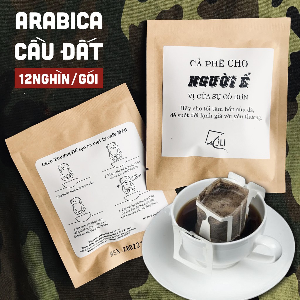 Cà Phê Phin Giấy Arabica Và Robusta Tiện Dụng Nguyên Chất 100% | BigBuy360 - bigbuy360.vn