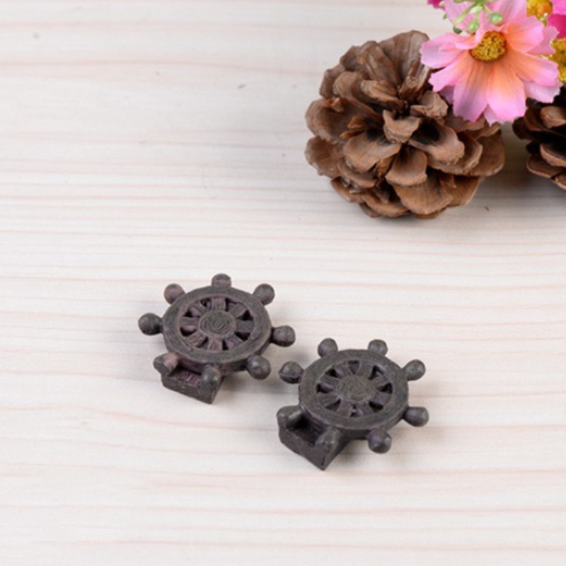 Set 2 Bánh Lái Mini Trang Trí Chậu Cây Bonsai