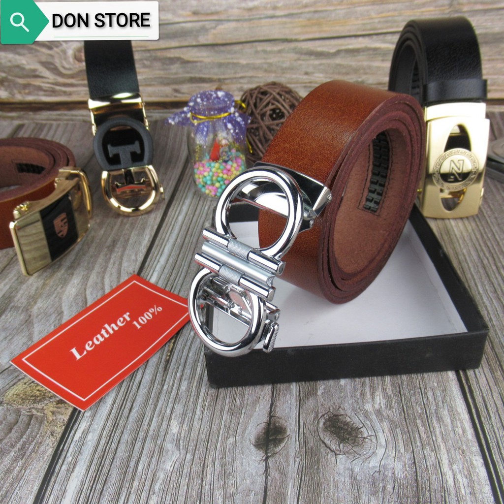 Thắt Lưng Nam Da Bò 1 Lớp SIÊU CHẤT Khóa Hợp Kim Thép Không Gỉ Mạ Crom Công Nghệ Cao Siêu Đẹp (BH 12 Tháng) | BigBuy360 - bigbuy360.vn