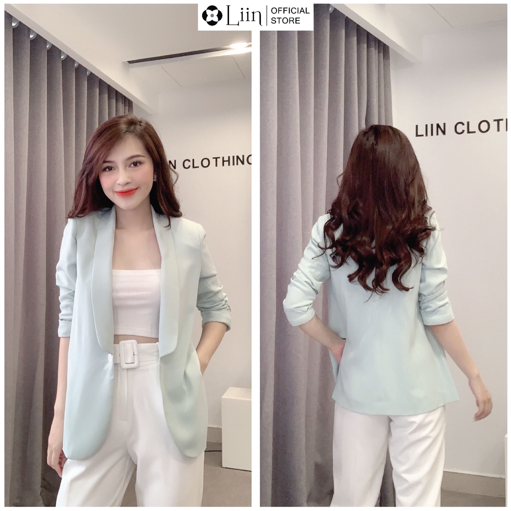 Áo Vest nữ cao cấp thiết kế dáng suông Tay lỡ Nhún phong cách sang trọng Liin Clothing V5315