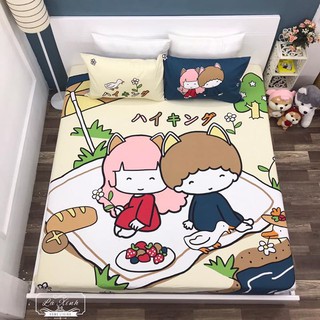 Set Ga Gối Cotton 100%  (ẢNH CHỤP THẬT)
