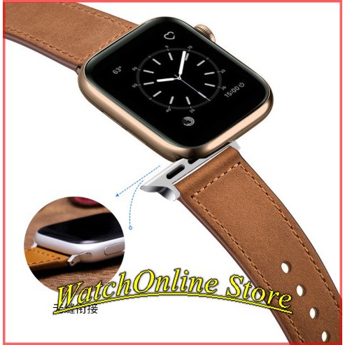 Dây da thay thế dành cho Apple Watch 38mm 42mm 40mm 44mm iWatch Series 5 4 3 2 1