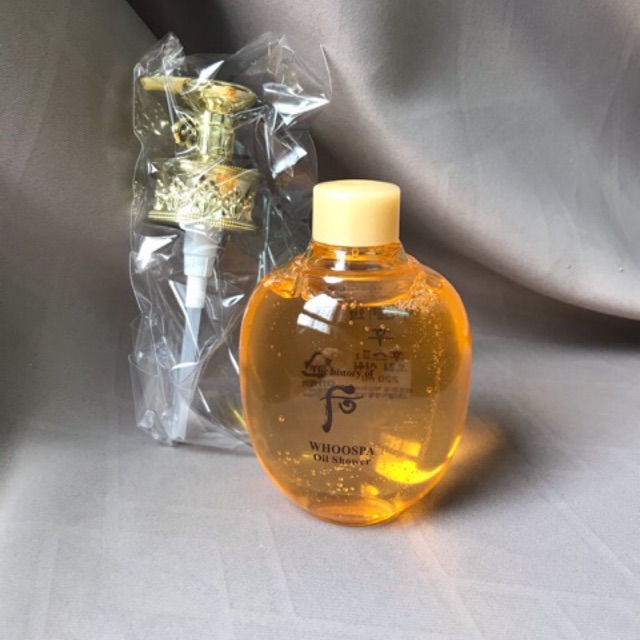 THE HISTORY OF WHOO SPA OIL SHOWER-SỮA TẮM whoo 220ml