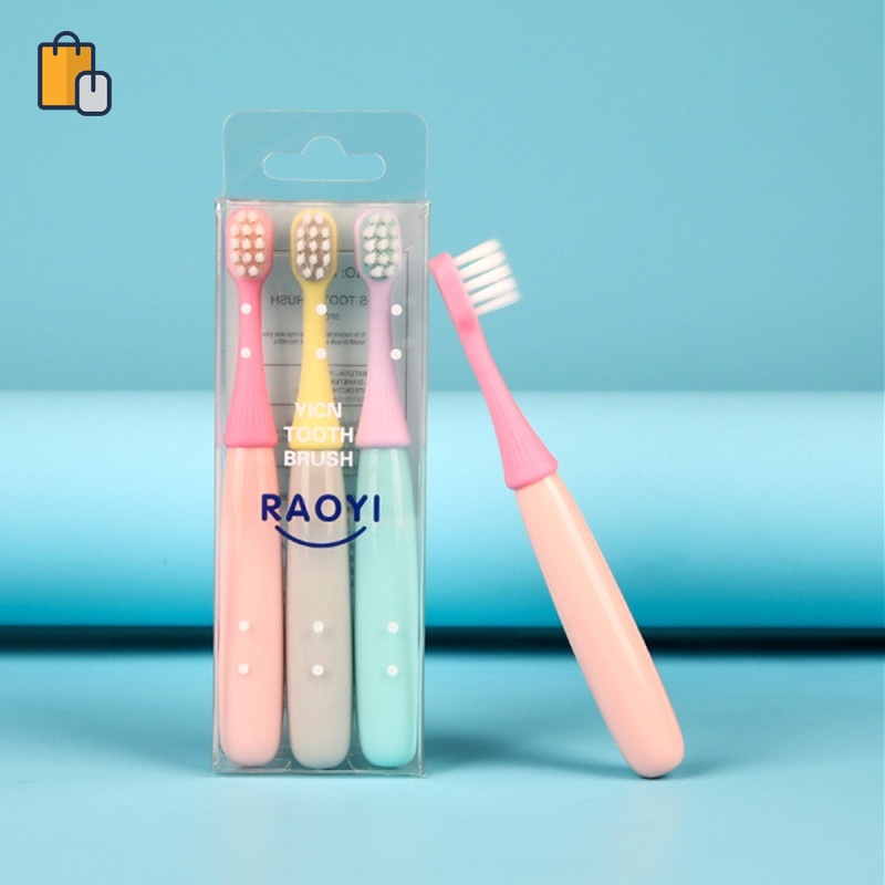 Sikat Gigi Anak Bayi /Kids Toothbrush 3 pcs set OUYOU