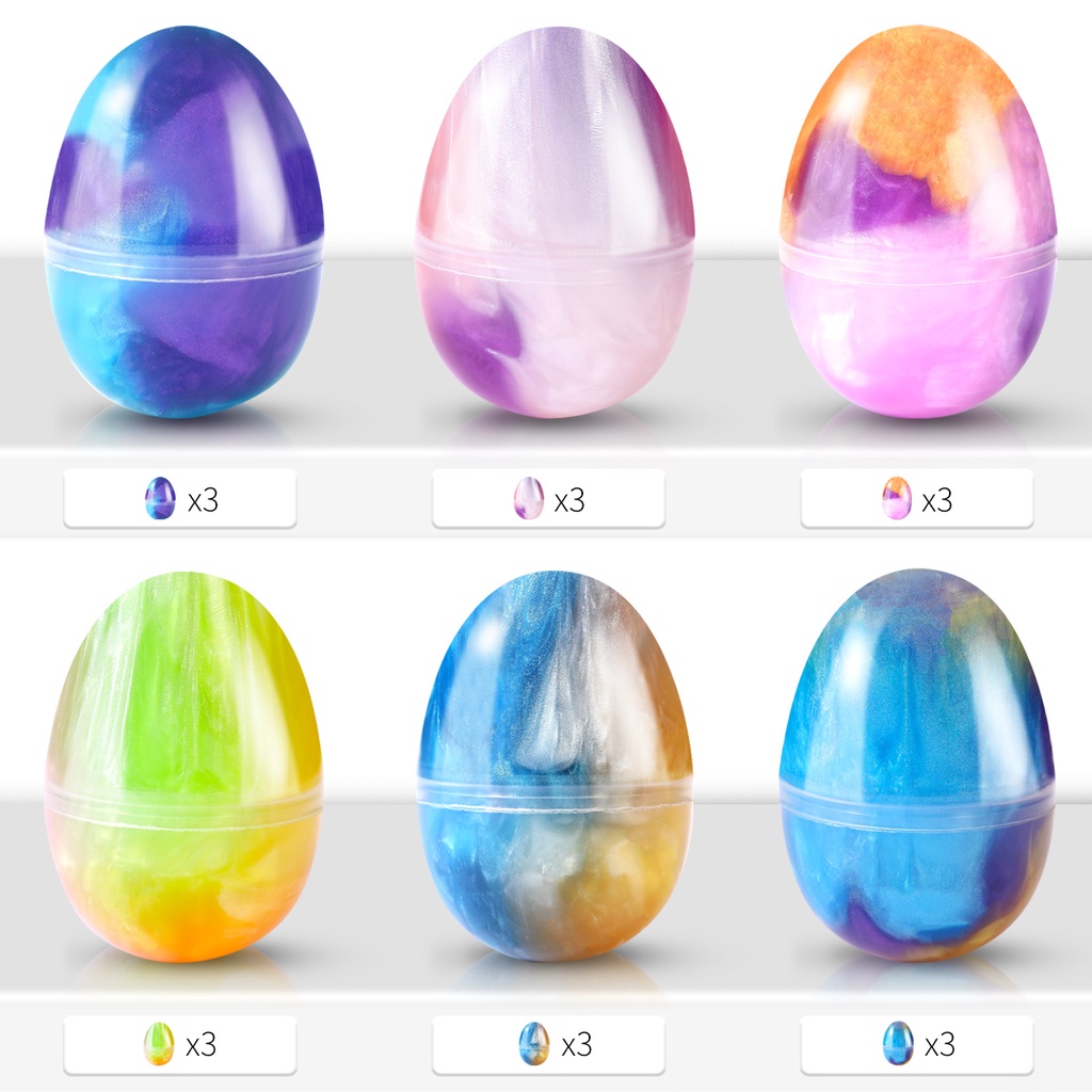 PNL Slime Đồ Chơi Hình Trứng Đầy Màu Sắc DIY Cho Bé
