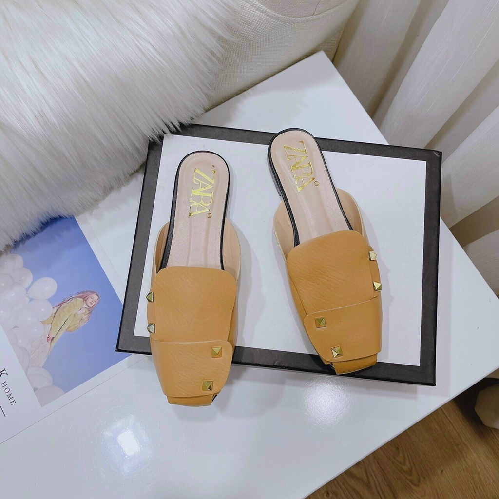 Dép sục nữ thời trang viền đinh êm chân