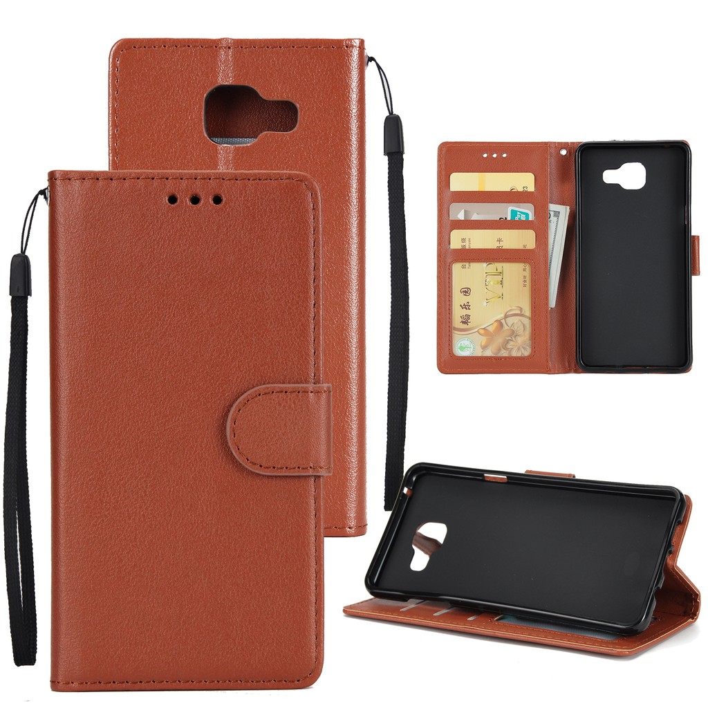 Bao da nắp gập có ngăn đựng thẻ cho Samsung Galaxy J7 Prime | BigBuy360 - bigbuy360.vn