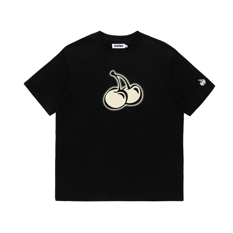 Áo Thun Nữ Ngắn Tay In Hình Quả cherry Thời Trang Hàn Quốc