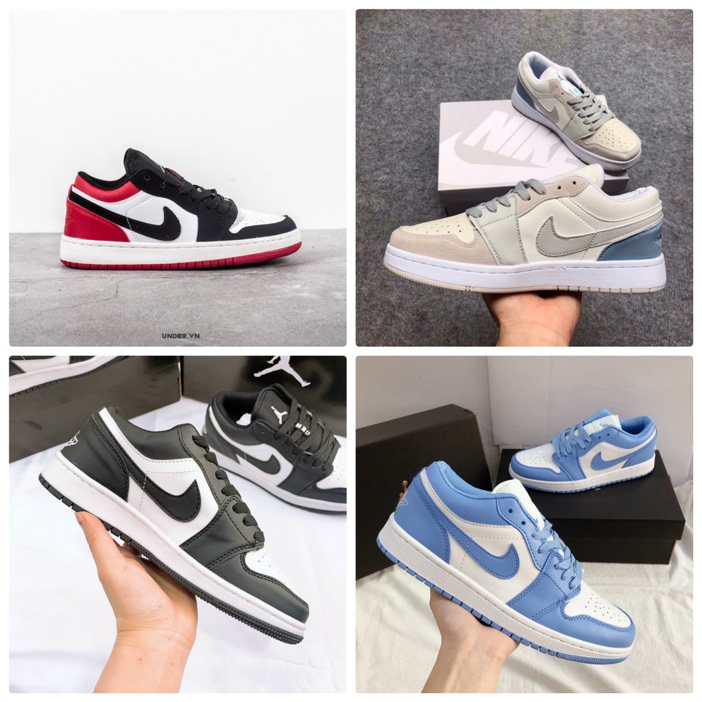 Giày Sneaker 𝐍𝐈𝐊𝐄 AIR 𝐉𝐎𝐑𝐃𝐀𝐍 𝟏 Cổ Thấp Cao Cấp Full Size Nam Nữ