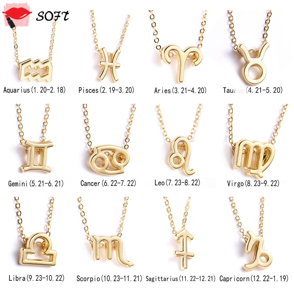 vòng cổ Mặt Hình 12 Cung Hoàng Đạo Thời Trang Cho Nữ