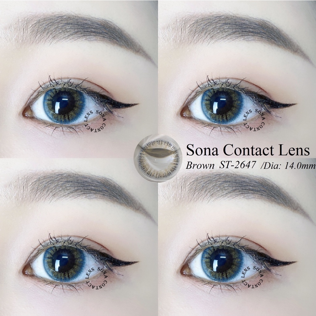 [XẢ HÀNG-5] LENS CẬN LỆCH &lt;kính áp tròng Sona Contact Lens&gt;