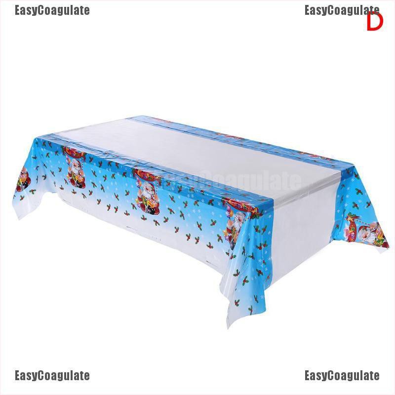 EasyCoagulate New Year Christmas Tablecloth Kitchen Dining Table Decorations Table Cover