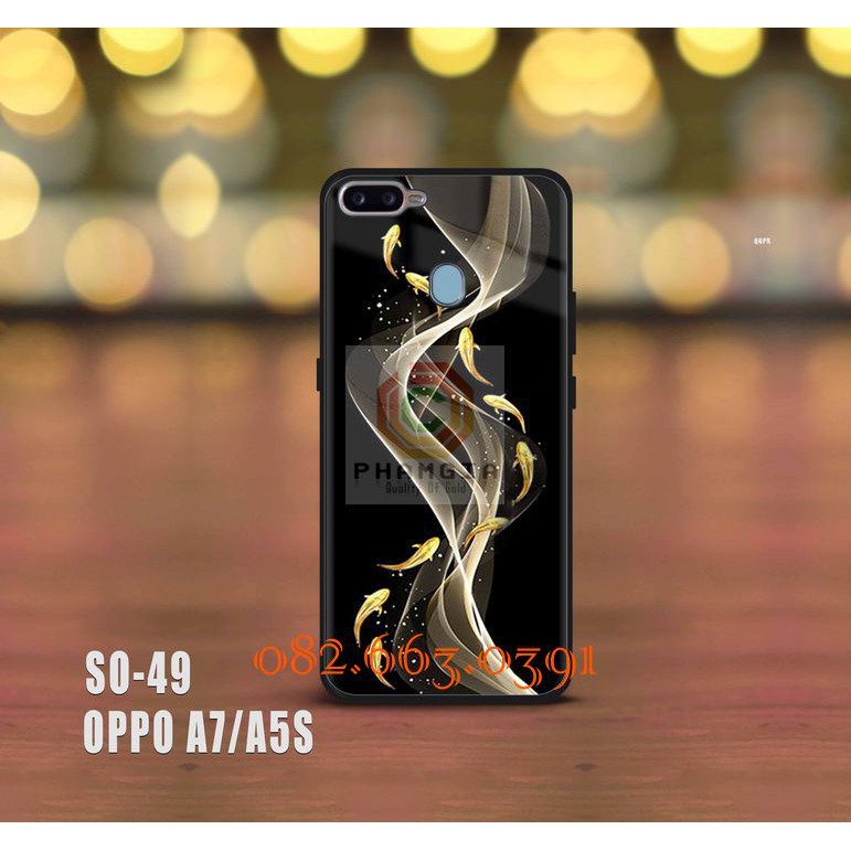 Ốp lưng Oppo A7 / A5S hình cá koi siêu đẹp