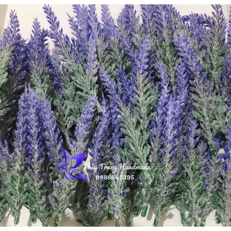 5 nhành Lavender trang trí bình hoa, nhà mô hình tiểu cảnh