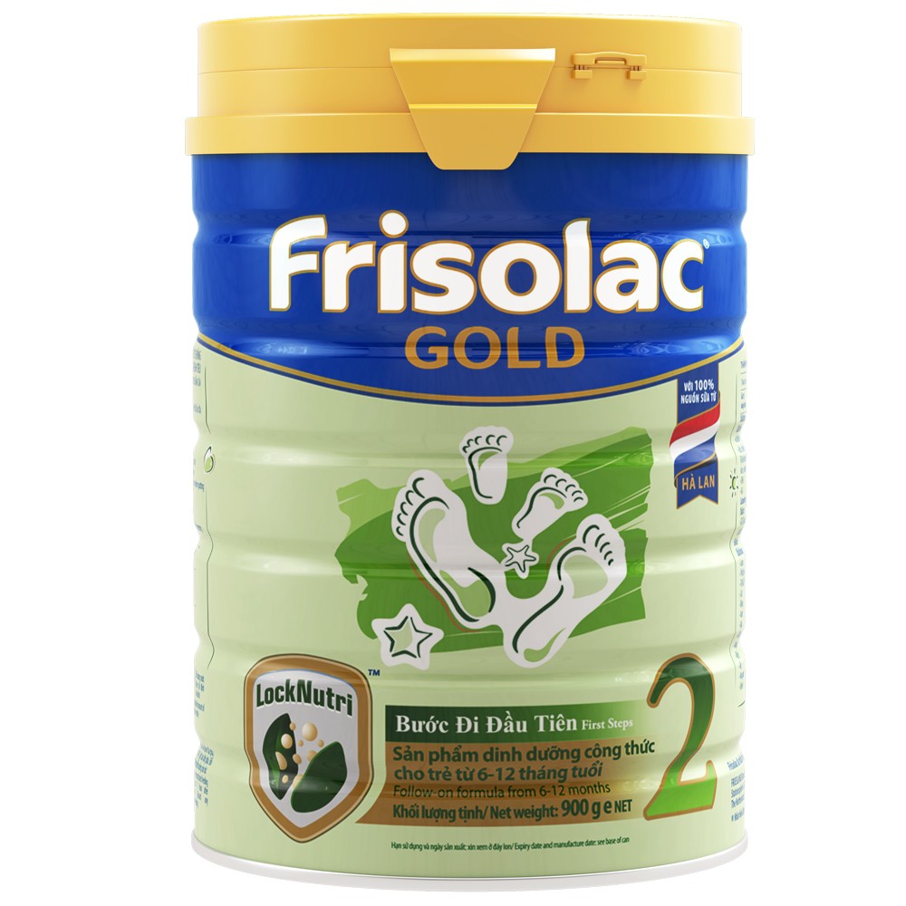 (date 12/2022) Sữa Frisolac Gold số 2 900g