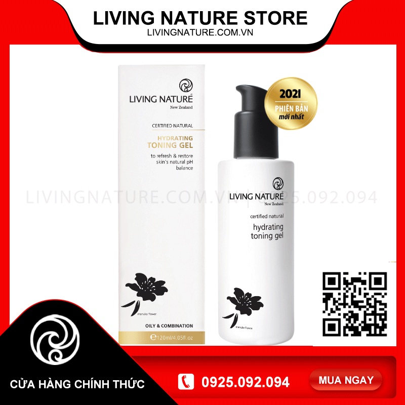 [Official Store] Gel dưỡng ẩm Living Nature Hydrating Toning Gel 120ml