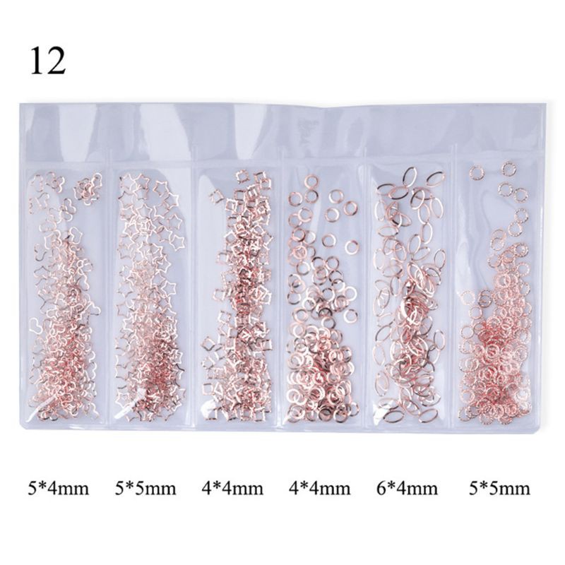 Bộ Phụ Kiện Làm Trang Sức Hình Vỏ Sò / Ngôi Sao / Mặt Trăng Màu Vàng