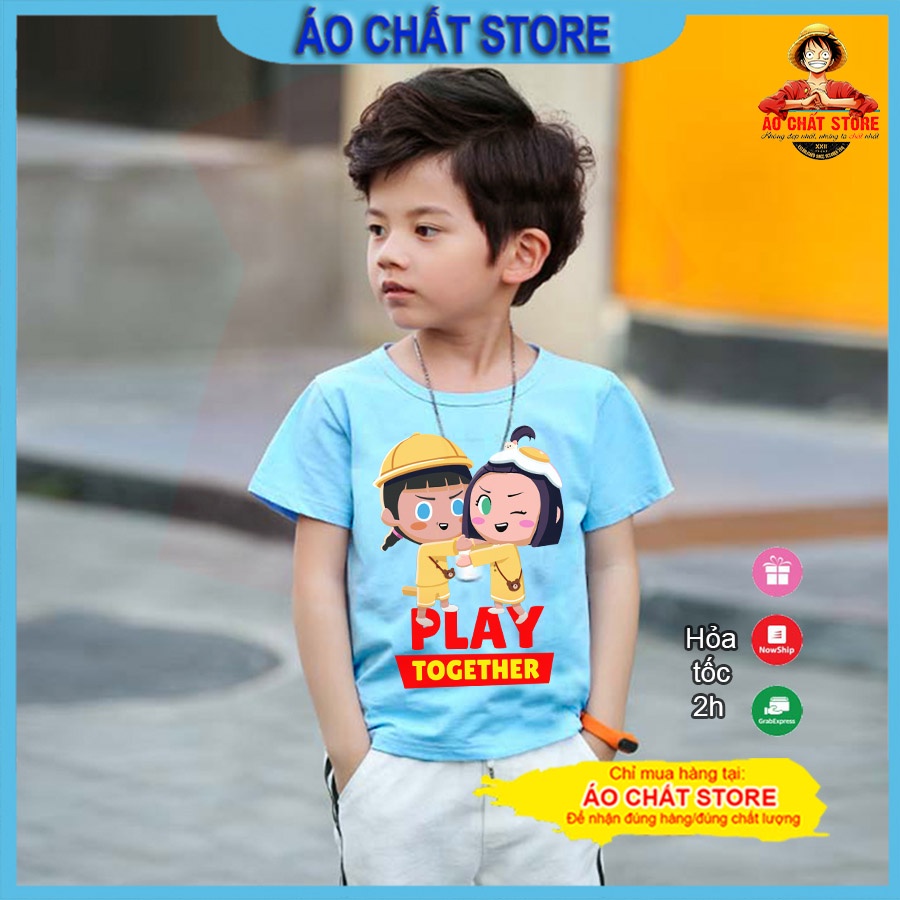 Áo thun Play Together cho bé trai bé gái dễ thương | Áo trẻ em Play Together giá rẻ siêu đẹp PT03