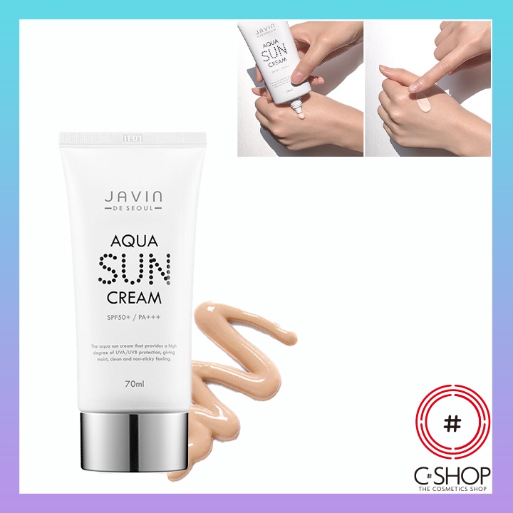 Kem Chống Nắng JAVIN DE SEOUL AQUA SUN CREAM SPF50+ / PA+++_Mỹ phẩm Hàn Quốc chính hãng