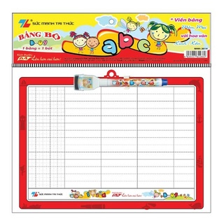 Bảng bộ tl 2 mặt b-09| bảng viết phấn và viết bút lông