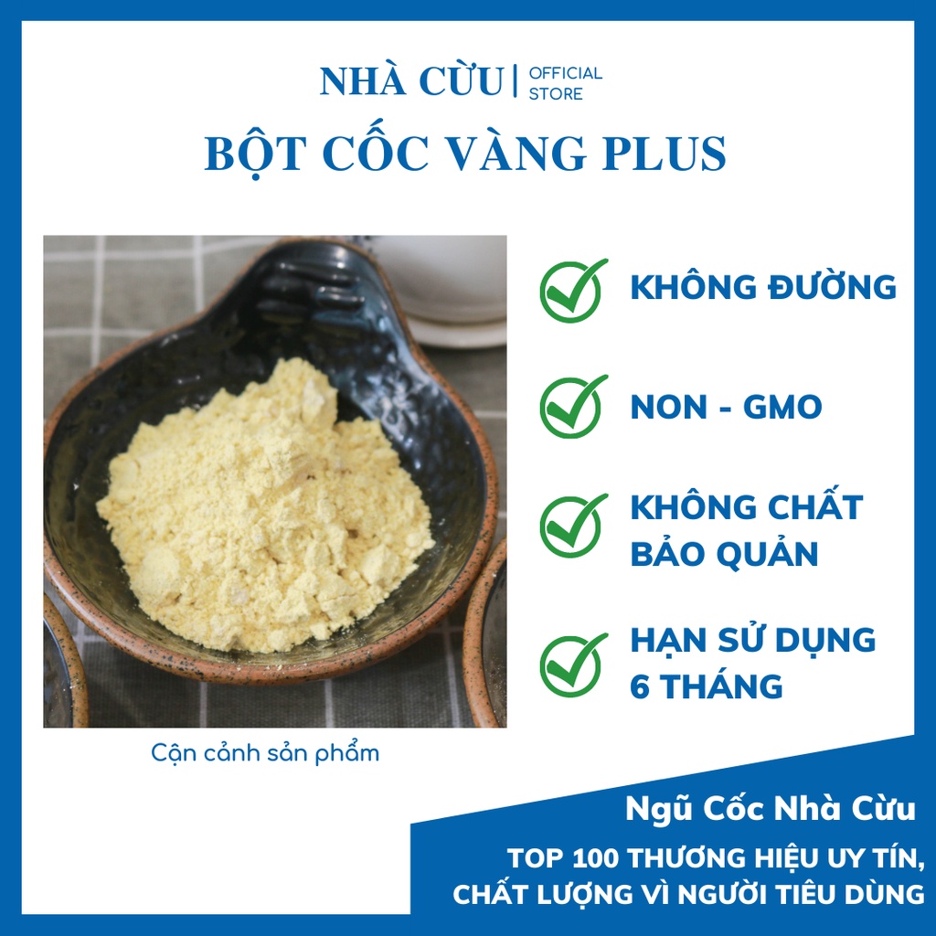 Combo Ngũ cốc lợi sữa Nhà Cừu, 1kg bột Cốc Vàng Plus và 0,5kg cao chè vằng sẻ Quảng Trị